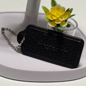 Coach Leather Keychain/Tag